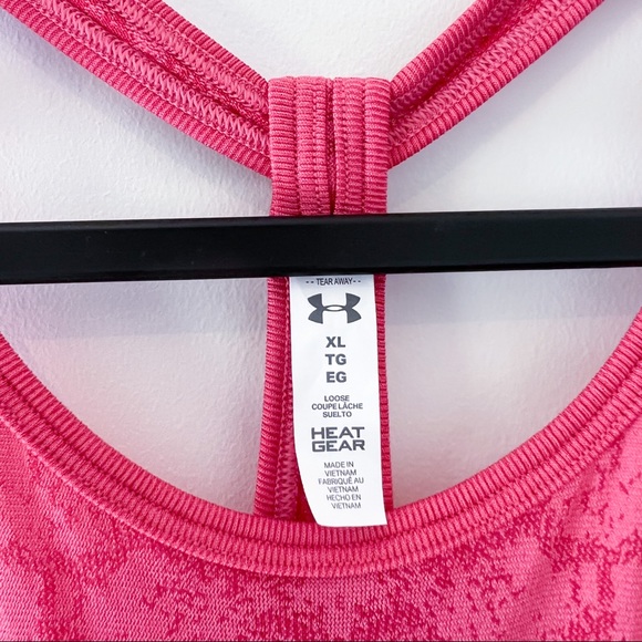 under armour | pink vanish seamless tank top xl nwt - Picture 3 of 7